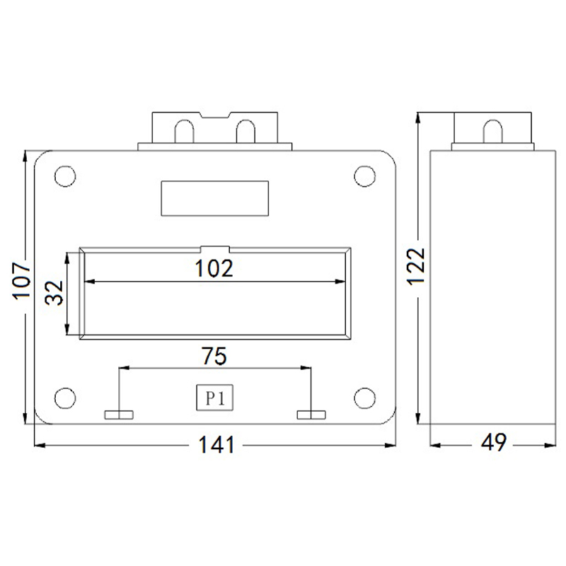 Низковольтный трансформатор тока 0,66 кВ SDH1-100X30