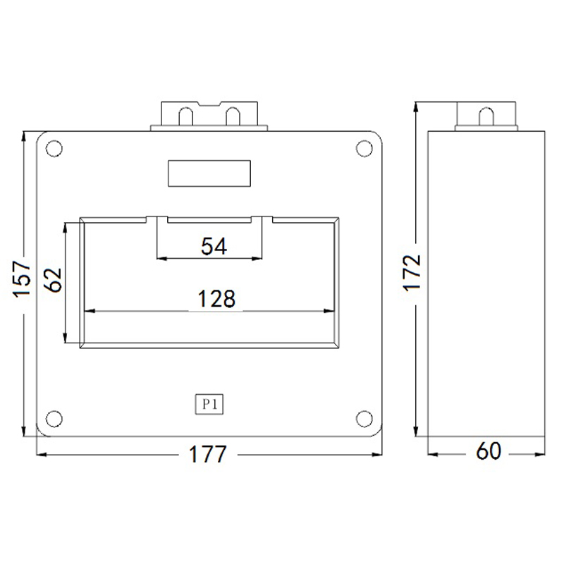 Низковольтный трансформатор тока 0,66 кВ SDH1-120X60