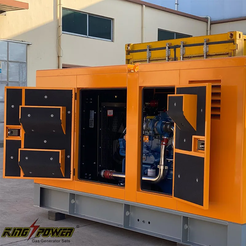 100 kW бесшумная генераторная установка на природном газе