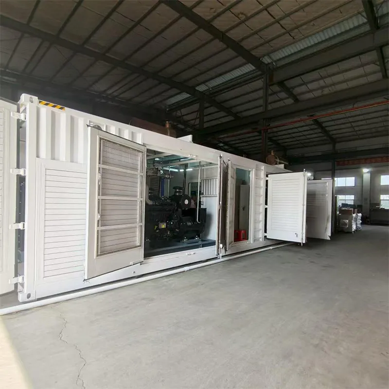 1000 kW контейнерная генераторная установка на природном газе