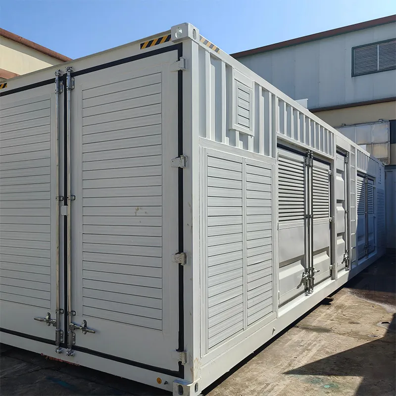 1000 kW контейнерная генераторная установка на природном газе