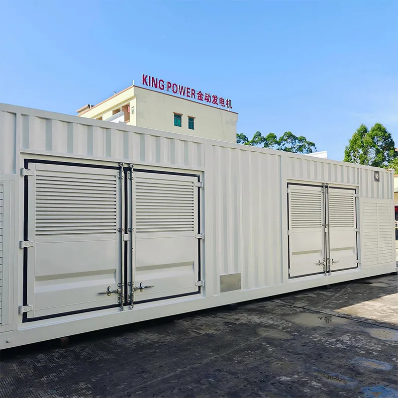 1000 kW контейнерная генераторная установка на природном газе