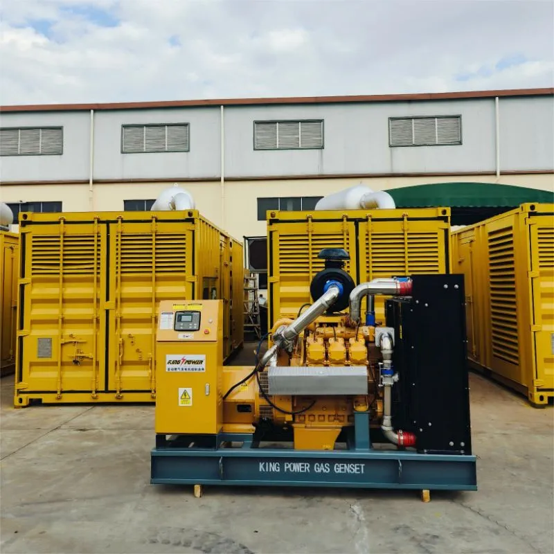 150 kW открытая биогазовая генераторная установка