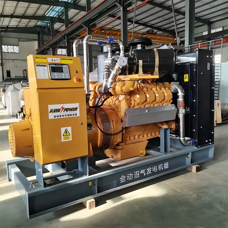 200 kW открытая биогазовая генераторная установка