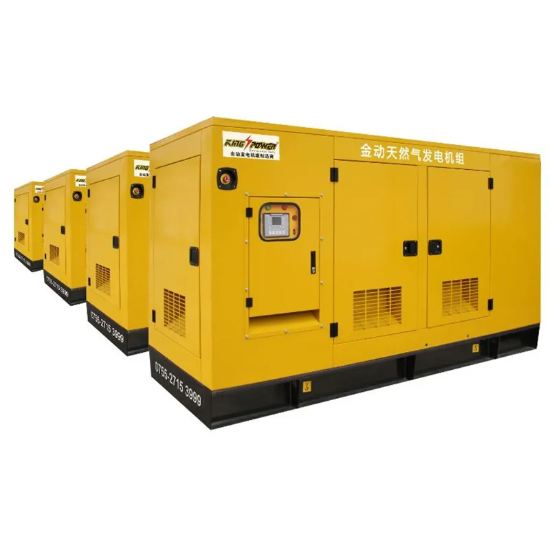 250 kW бесшумная генераторная установка на природном газе