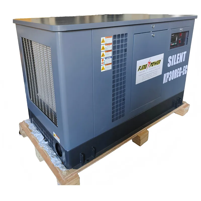 30 kW сверхтихий генератор на LPG