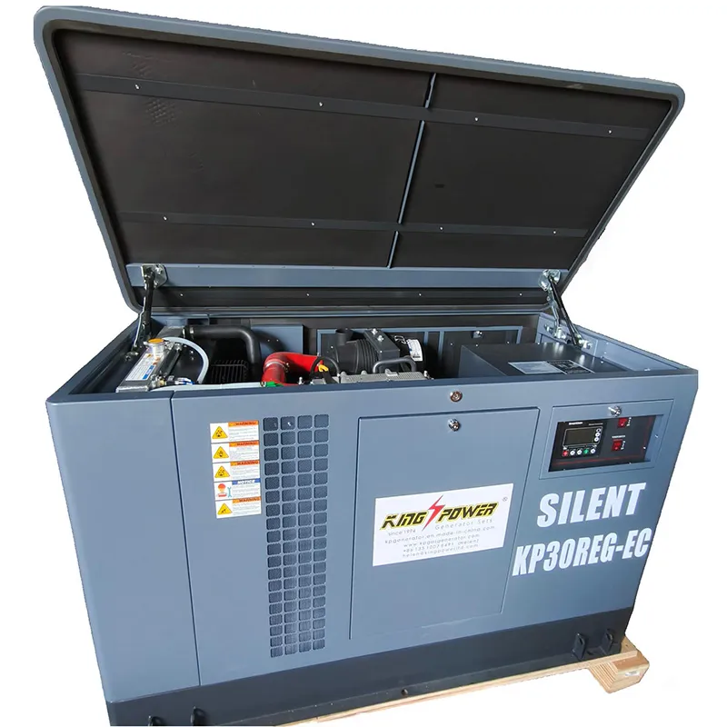 30 kW сверхтихий генератор на LPG
