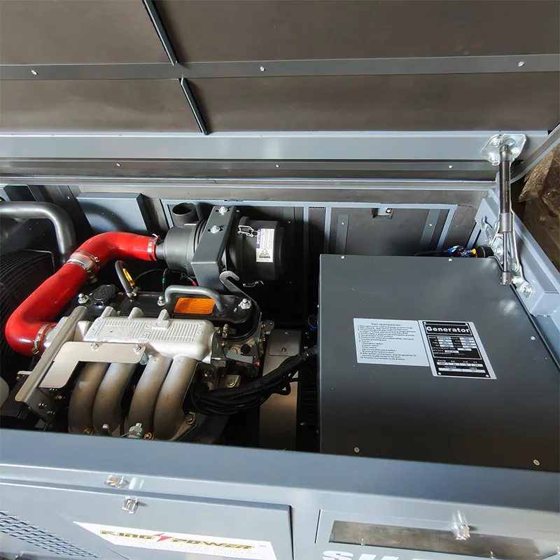 30 kW сверхтихий генератор на LPG