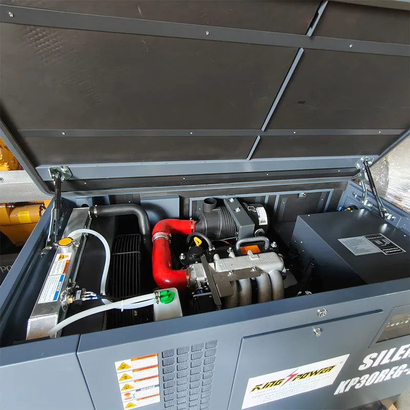 30 kW сверхтихий генератор на LPG