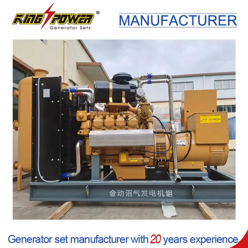 300 kW открытая биогазовая генераторная установка