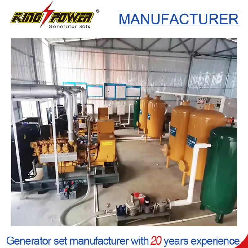 300 kW открытая биогазовая генераторная установка