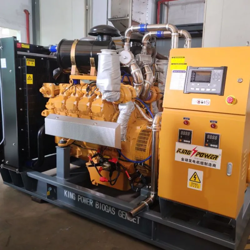 300 kW открытая биогазовая генераторная установка