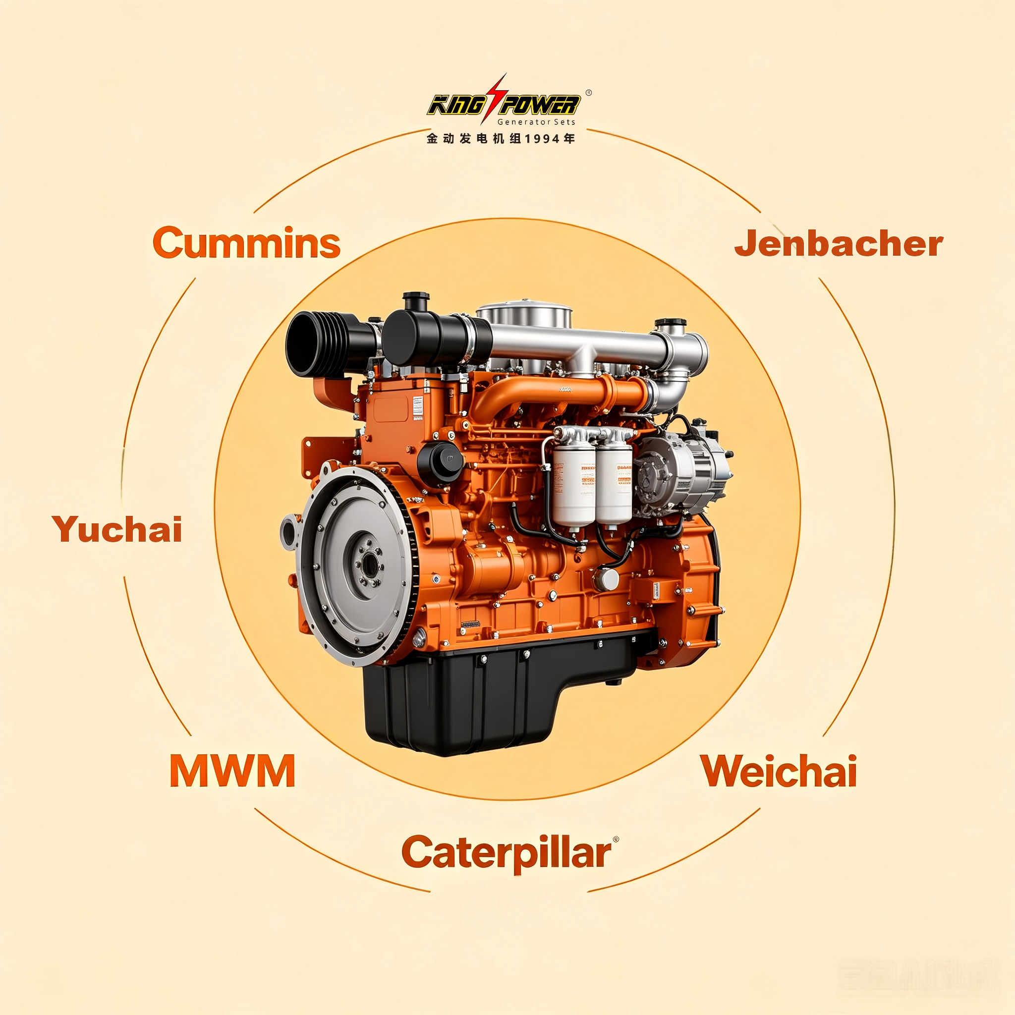 Полное сравнение газовых энергетических брендов: Cummins, Jenbacher, MWM, Caterpillar, Weichai, Yuchai