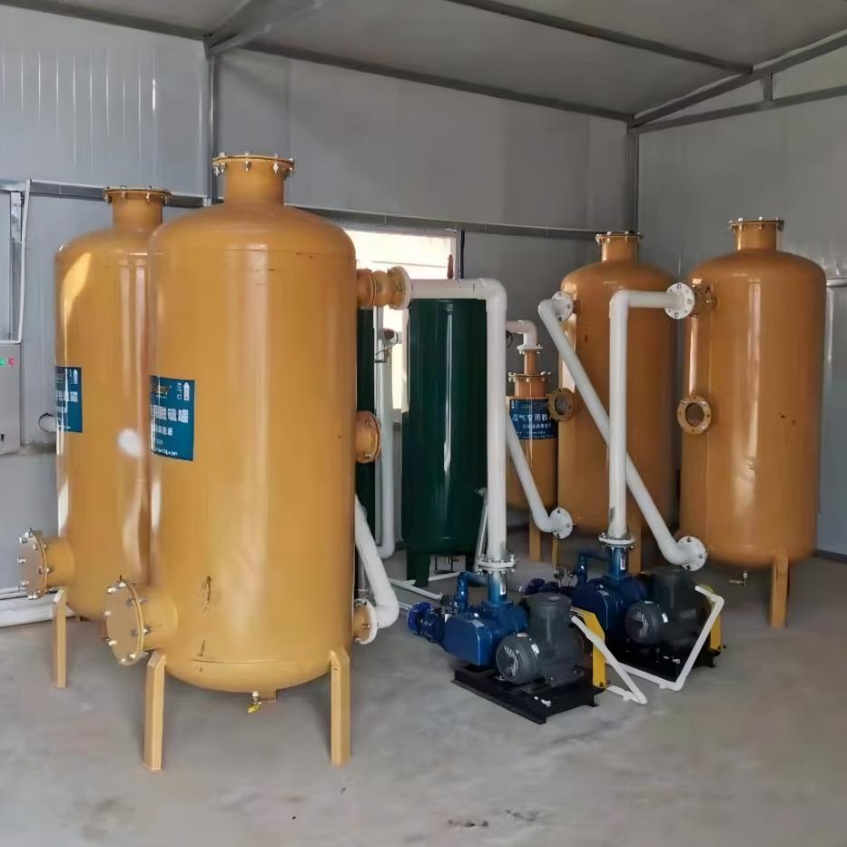 Скруббер для десульфуризации биогаза из нержавеющей / углеродистой стали