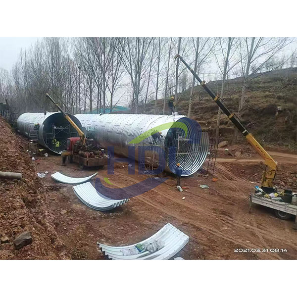 Монтаж и применение гофрированных стальных кульвертов