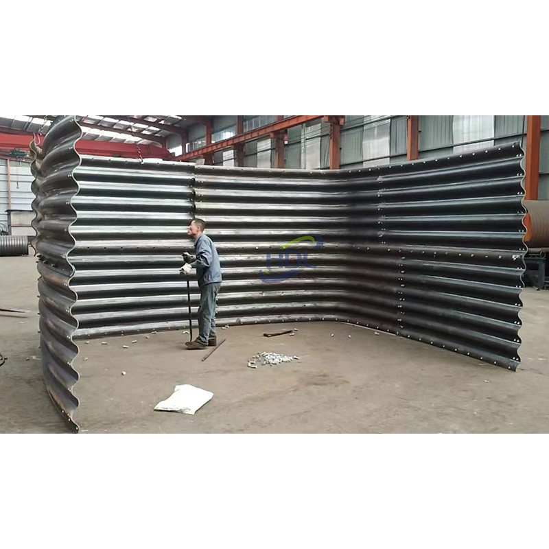 Водопропускная труба из гофрированной стали