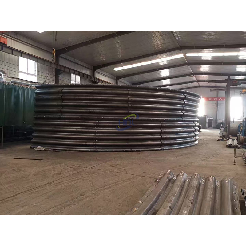 Водопропускная труба из гофрированной стали