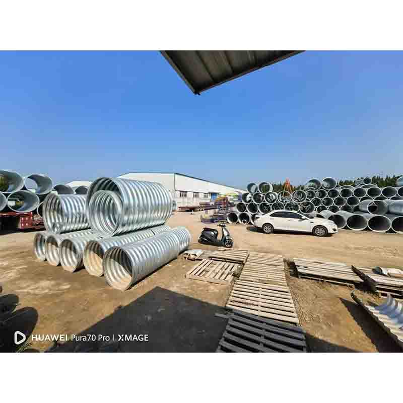 Гофрированная стальная труба