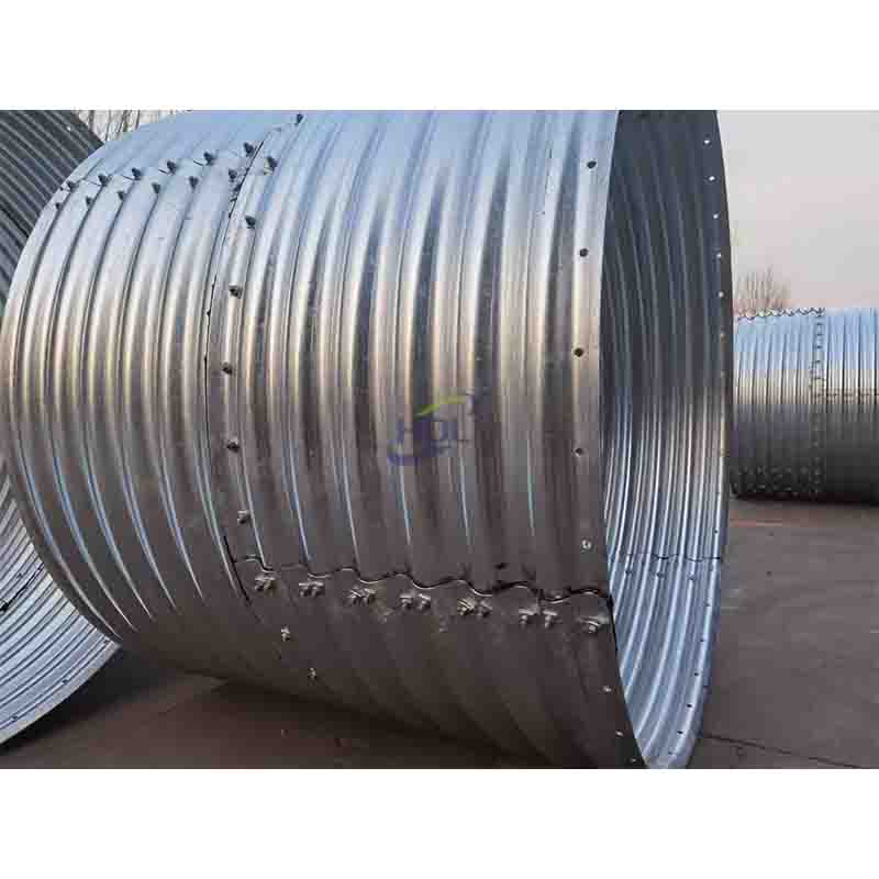 Гофрированная стальная труба