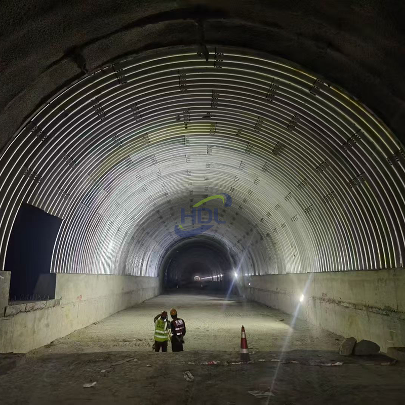 Гофрированная стальная труба-кульверт