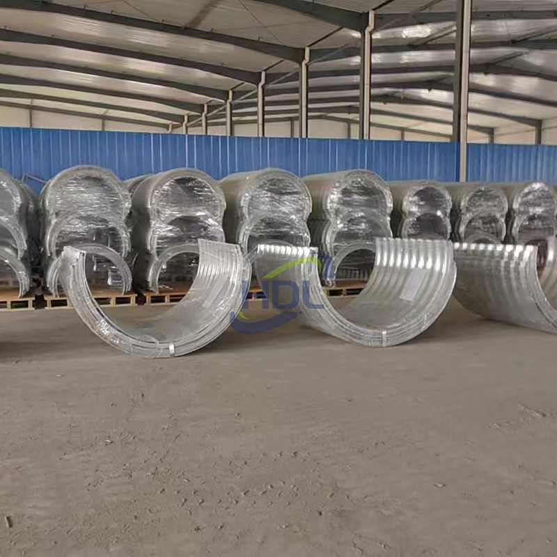 Гофрированная стальная труба-кульверт