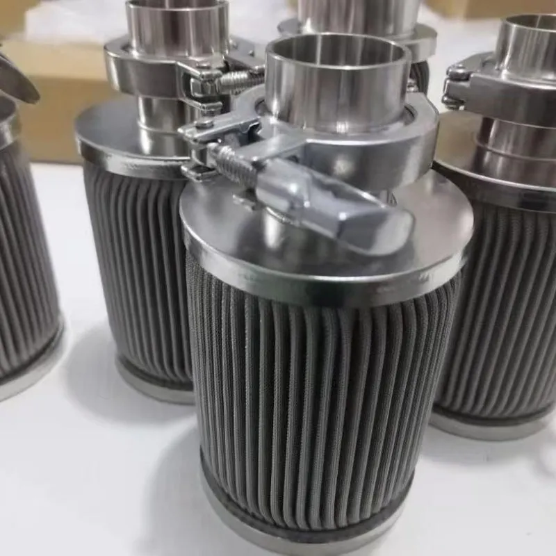 Гофрированный сетчатый фильтрующий элемент