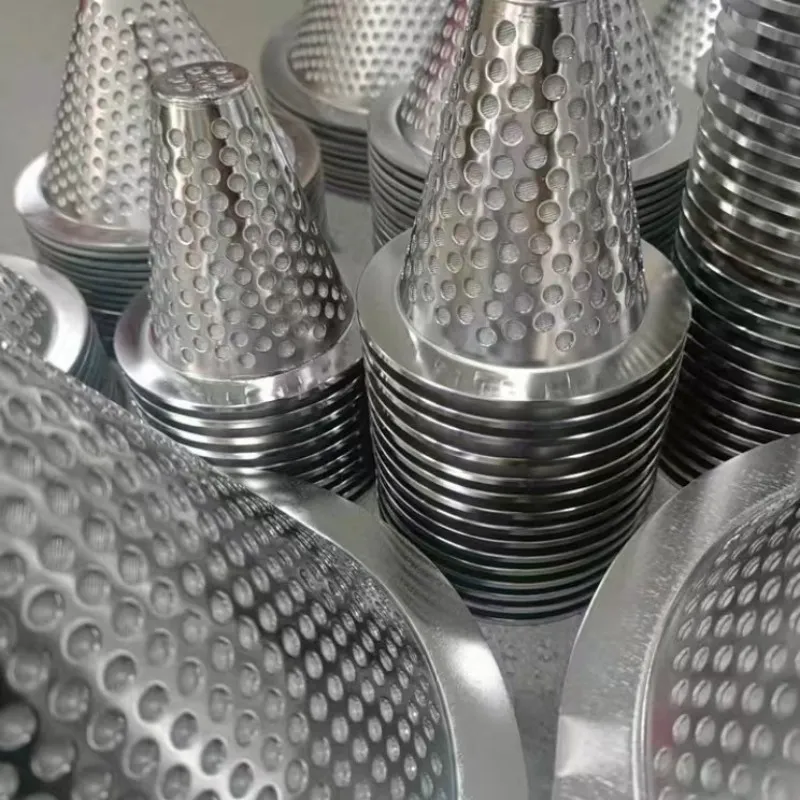 Конический корзинный сетчатый фильтр-патрон