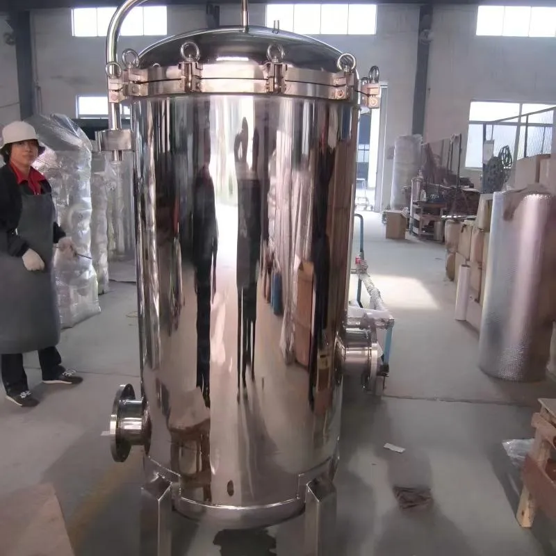 Мешочный фильтр в нержавеющем корпусе