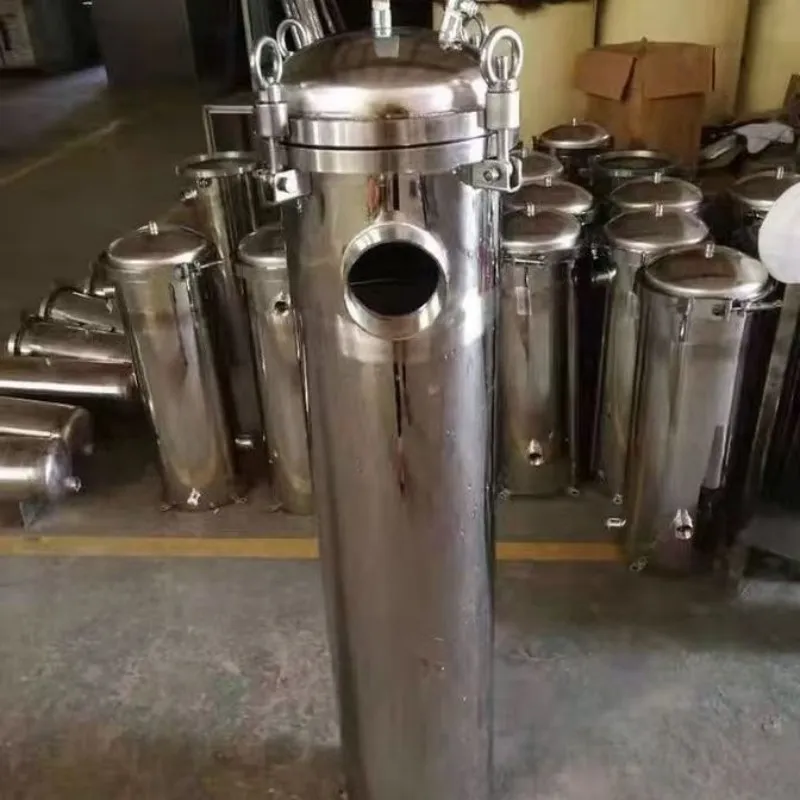 Мешочный фильтр в нержавеющем корпусе (дизель/бензин)