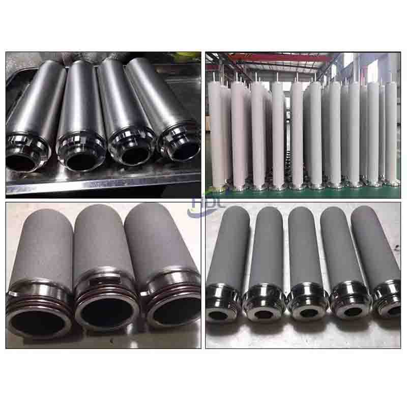 Спеченный порошковый фильтрующий элемент для газового зонда (дымового пробоотборника)