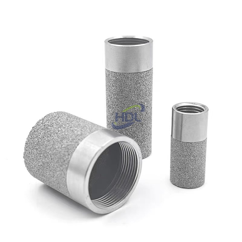 Спеченный порошковый фильтрующий элемент для газового зонда (дымового пробоотборника)