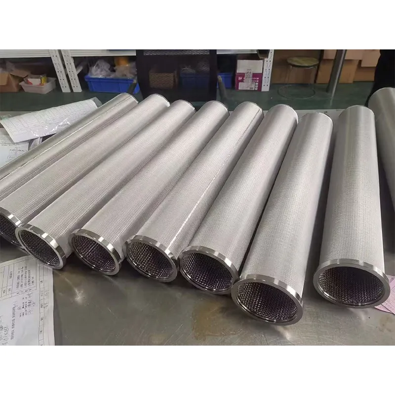 Фильтрующий картридж из спеченной сетки из нержавеющей стали марки 304 (многослойная спеченная сетка)