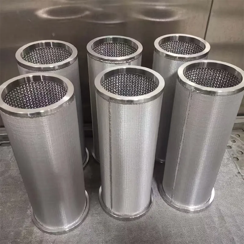 Фильтрующий картридж из спеченной сетки из нержавеющей стали марки 304 (многослойная спеченная сетка)