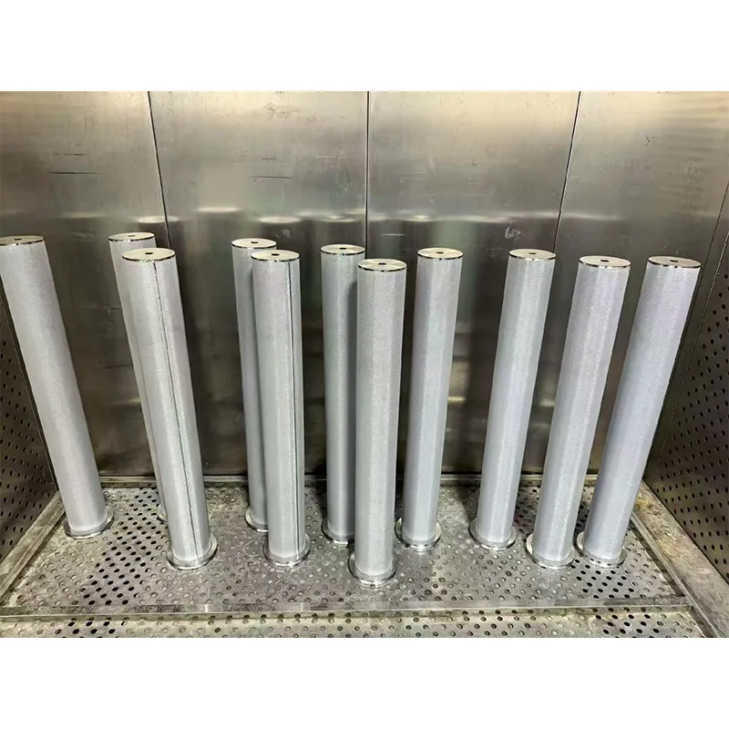 Фильтрующий картридж из спеченной сетки из нержавеющей стали марки 304 (многослойная спеченная сетка)