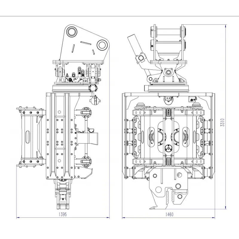 SV-500シリーズ サイドクランプ杭打抜機