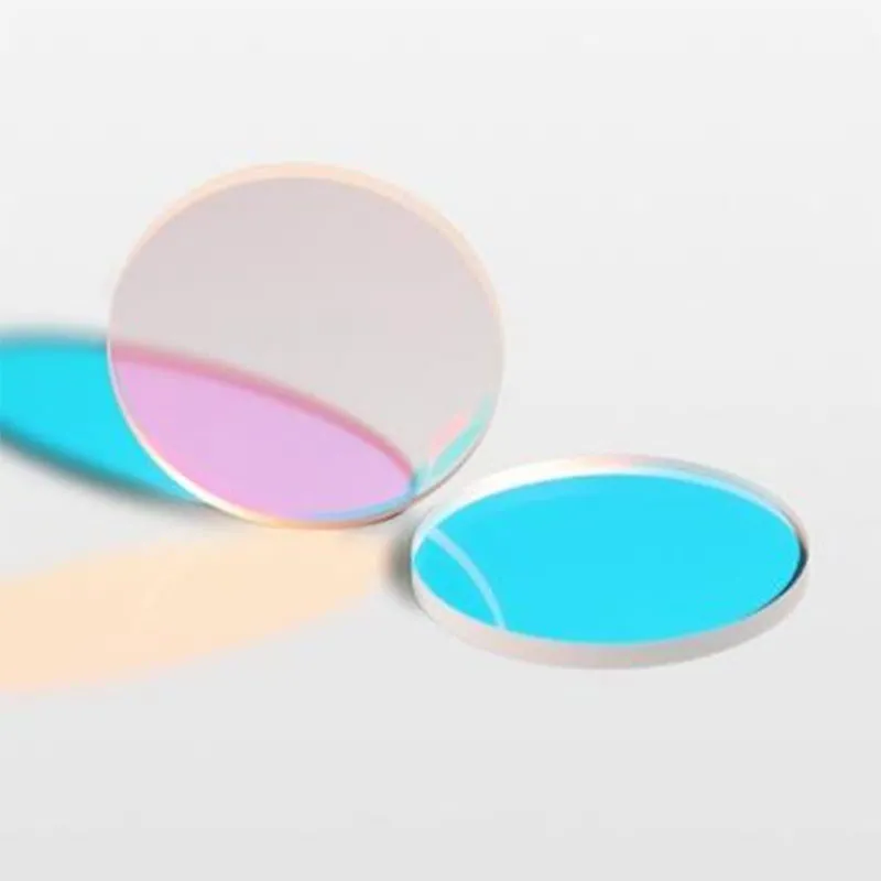 Дихроичное зеркало, пропускающее зелёный, отражающее красный