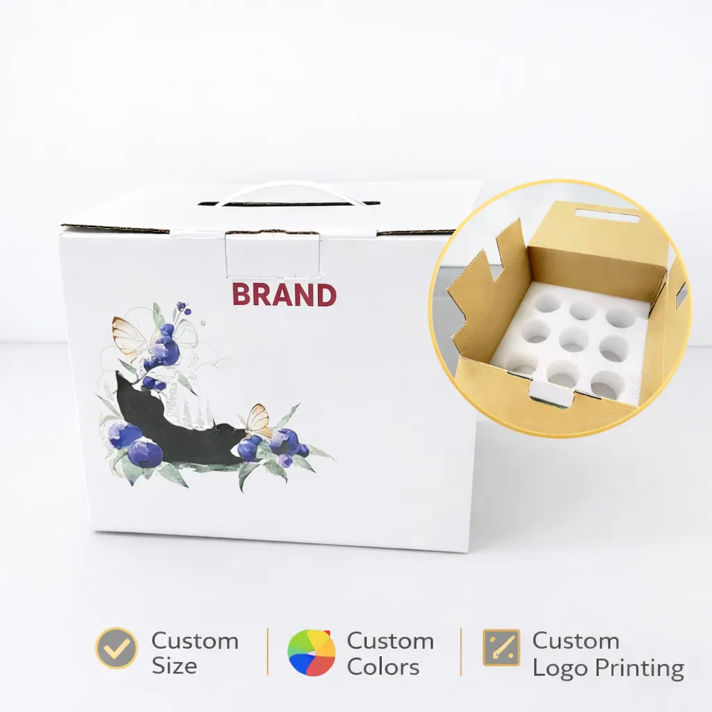 Индивидуальное изготовление гофрированных упаковочных коробок для напитков, завод-производитель