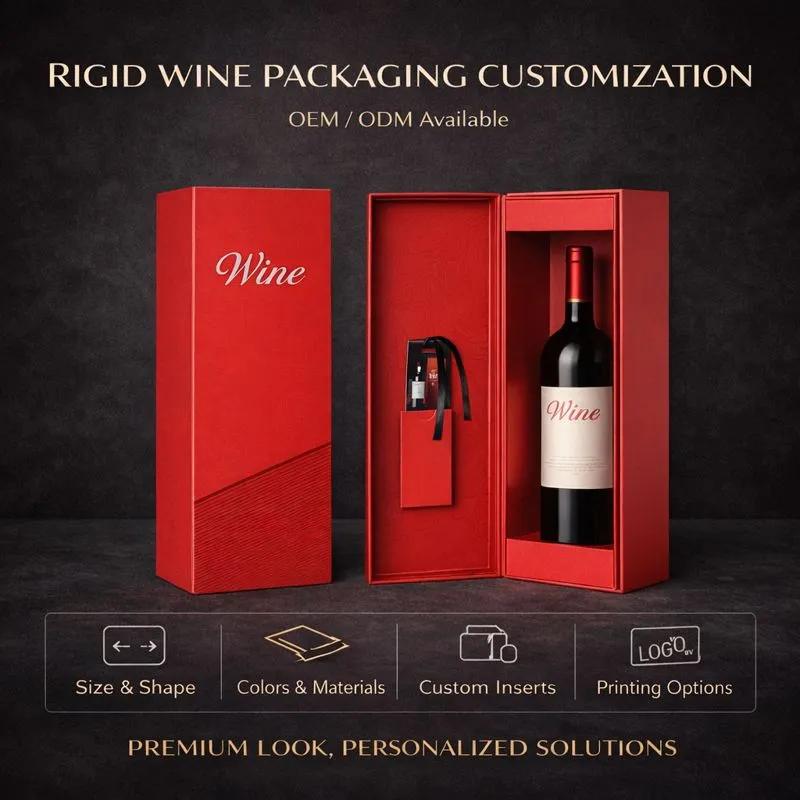 Индивидуальное изготовление подарочных коробок для красного вина (по размерам)