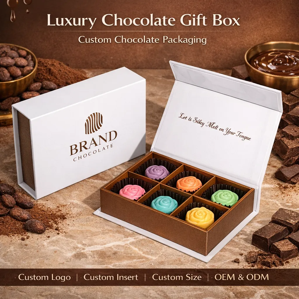 Индивидуальное изготовление подарочных коробок для шоколада | Производитель упаковочных коробок для конфет