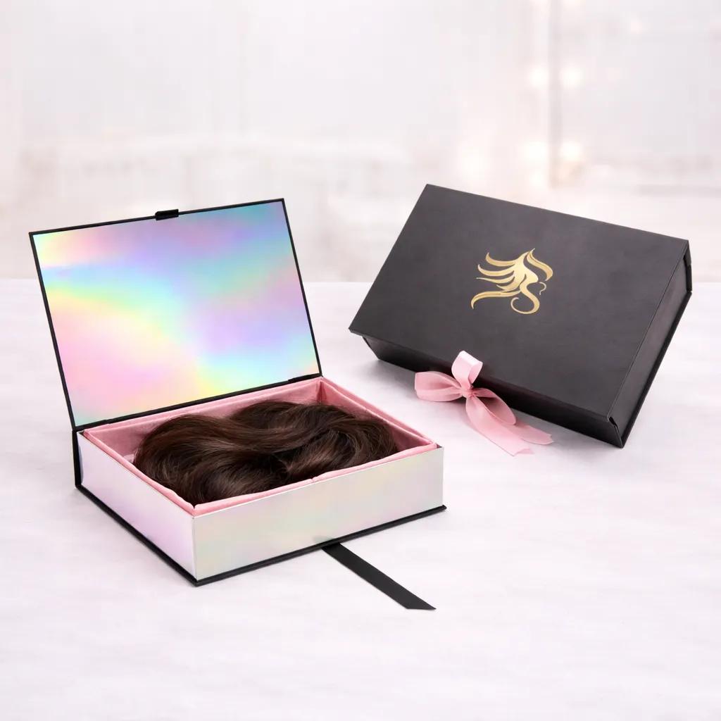 Индивидуальное изготовление упаковочных коробок для париков | Завод-производитель подарочных коробок для аксессуаров для волос