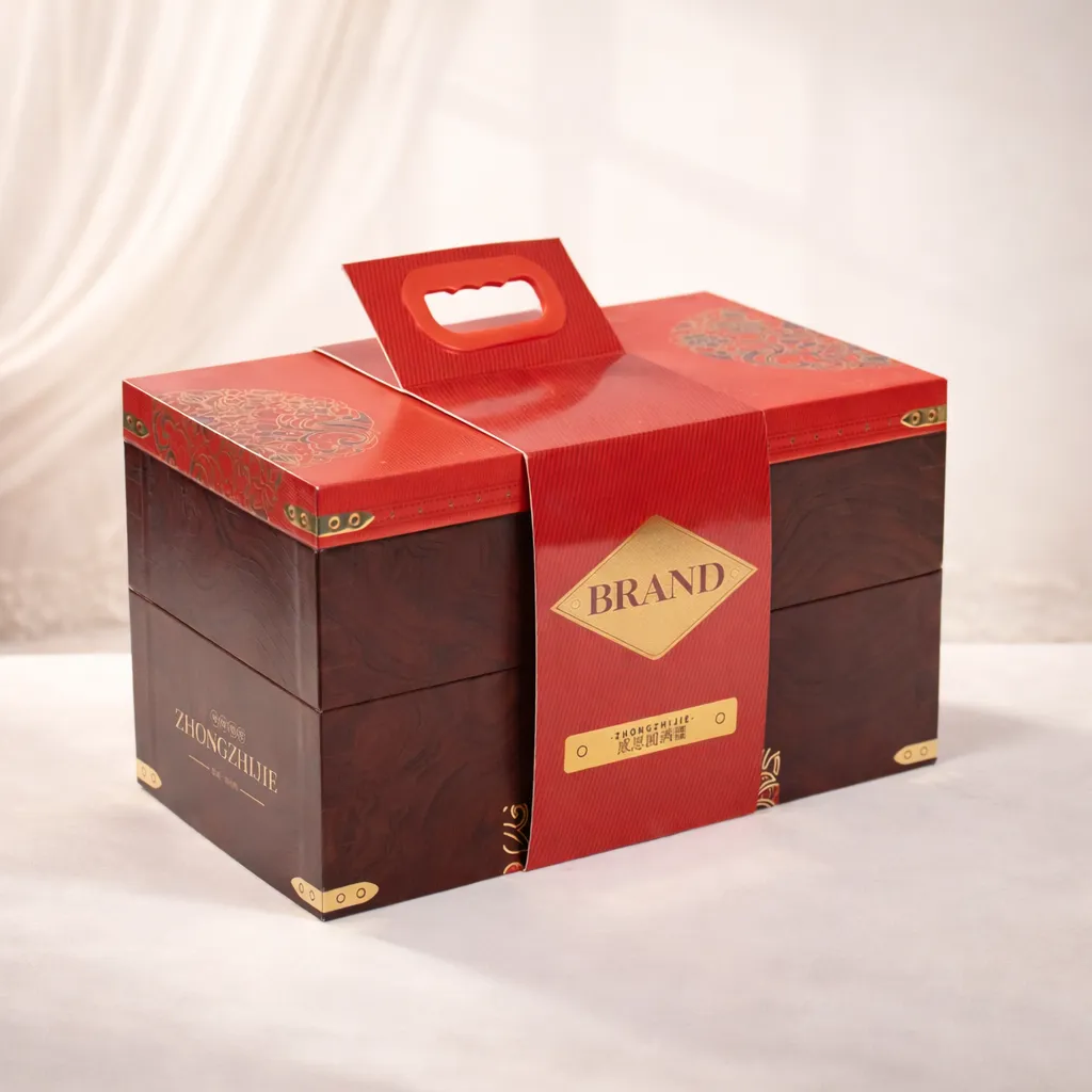 Рождественская упаковка для хлебобулочных и кондитерских изделий в подарочных коробках | Праздничная подарочная упаковка