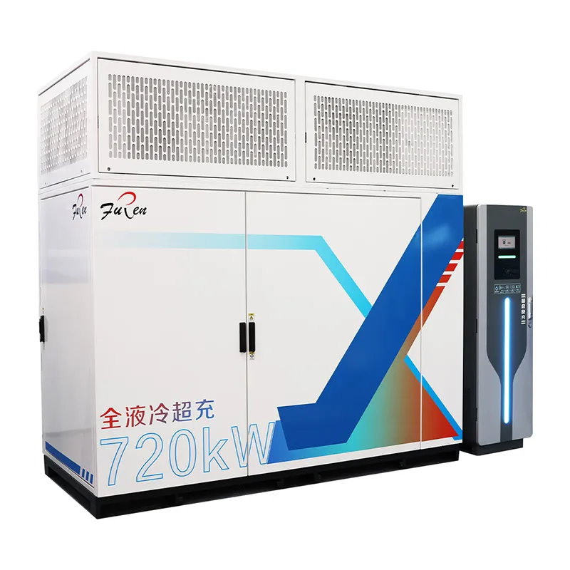 Полностью жидкостная охлаждаемая сверхзарядная станция 720 кВт