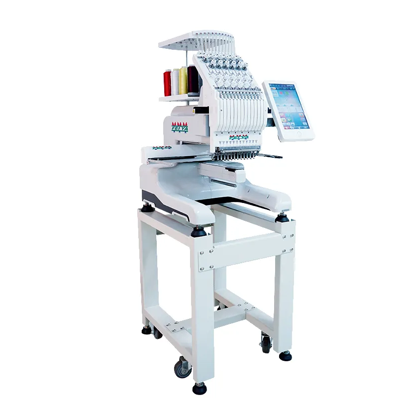 Бытовская мини компьютерная вышивальная машина с одной головкой и 12 иглами CTF1201S