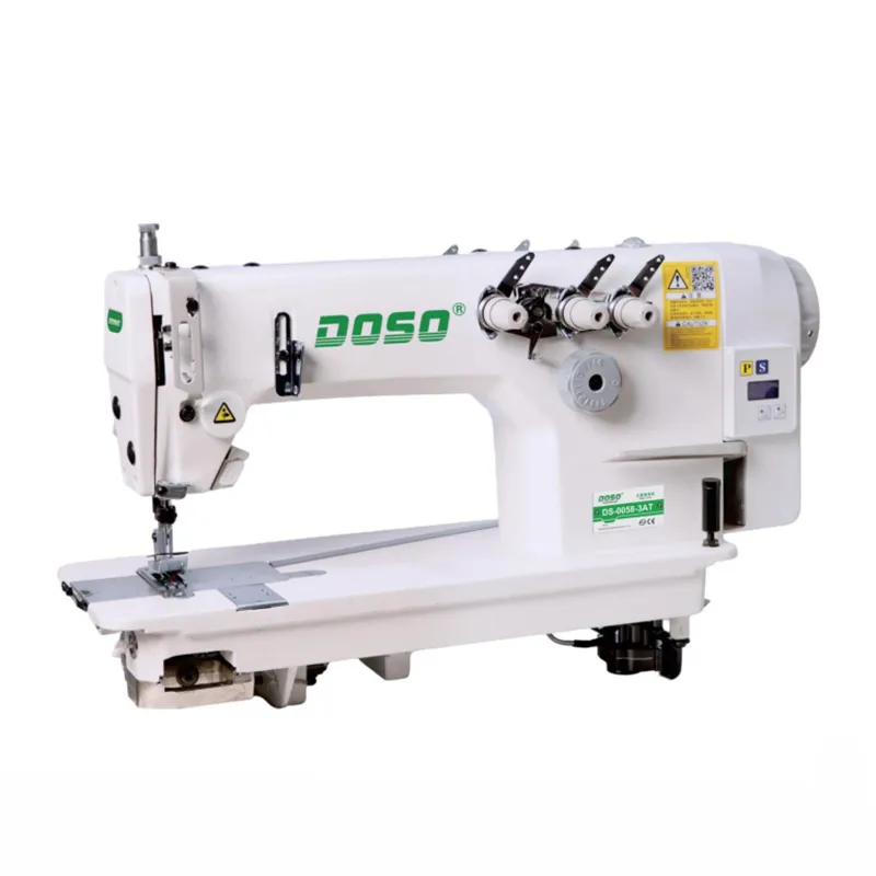 Высокоскоростная трехъигольная цепнострочечная машина с прямым приводом DS-0058-3AT