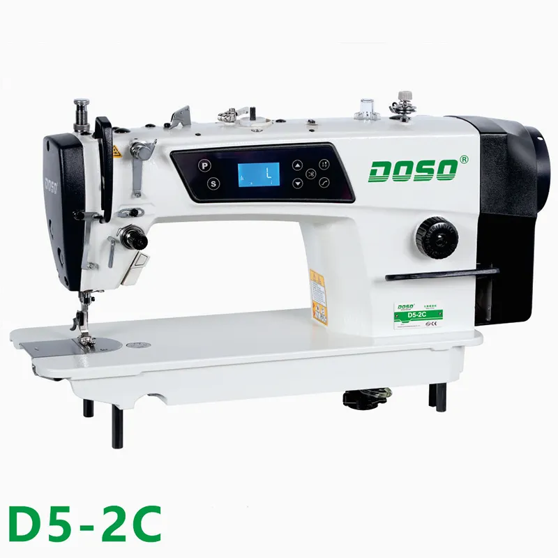 Одноигольная плоскошовная машина с прямым приводом и автоматической обрезкой нити Doso D5-2C