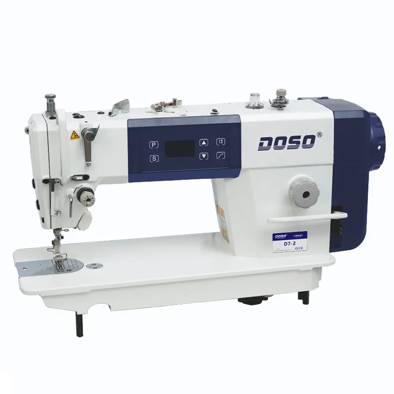 Одноигольная плоскошовная машина с прямым приводом и автоматической обрезкой нити Doso D7-2
