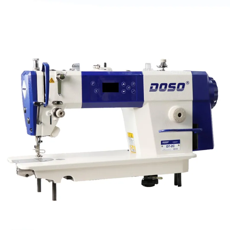 Одноигольная плоскошовная машина с прямым приводом и автоматической обрезкой нити Doso D7-2C