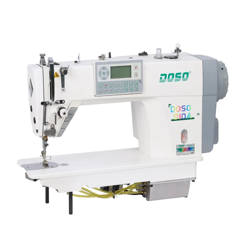 Плоскошовная машина с двойным шаговым механизмом, автоматической смазкой и удлиненным рукавом Doso D10A