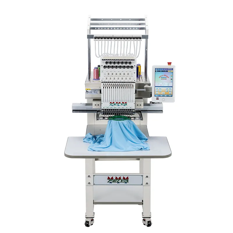 Промышленная компьютерная вышивальная машина с одной головкой и 12 иглами CTF1201N