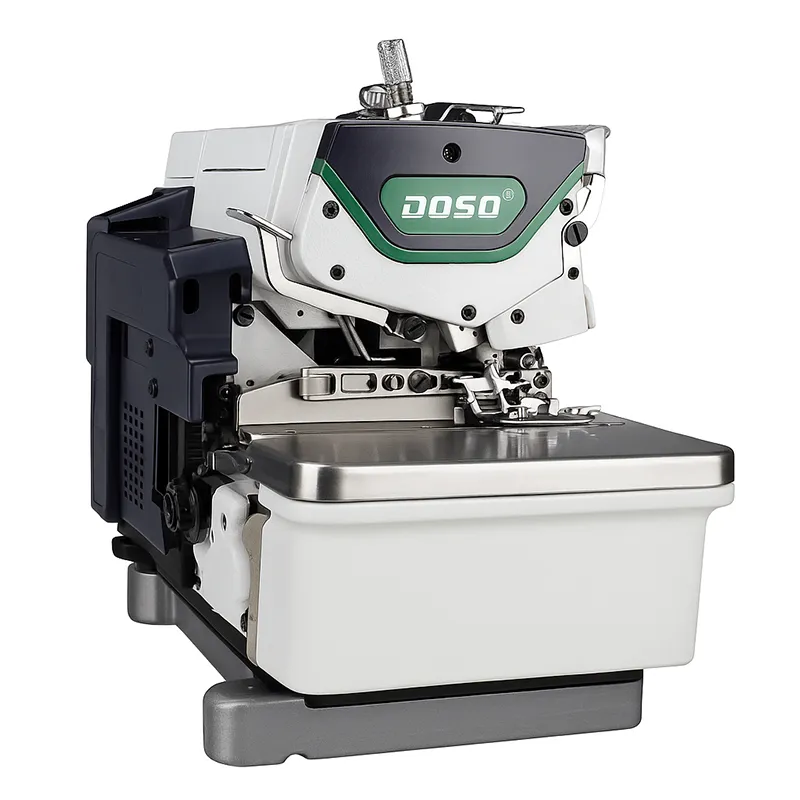 Шаговая сверхскоростная дифференциальная четырехниточная оверлочная машина с автоматической обрезкой нити Doso S6-4T-AT-BUT